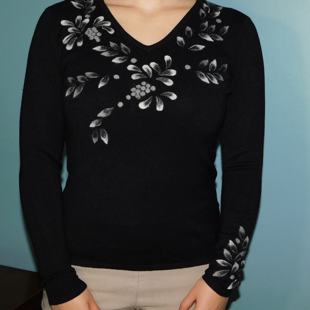Womens black sweater